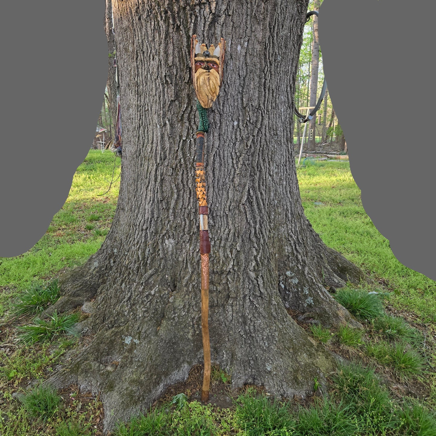 Verdant Dragonroot Staff